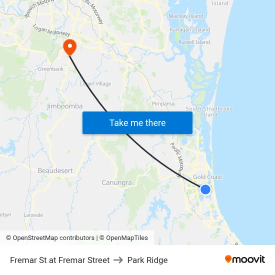 Fremar St at Fremar Street to Park Ridge map