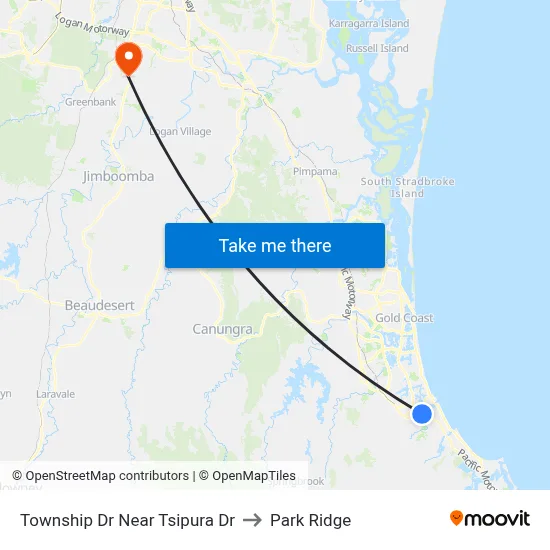 Township Dr Near Tsipura Dr to Park Ridge map