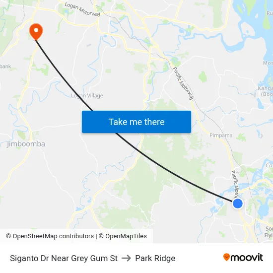 Siganto Dr Near Grey Gum St to Park Ridge map