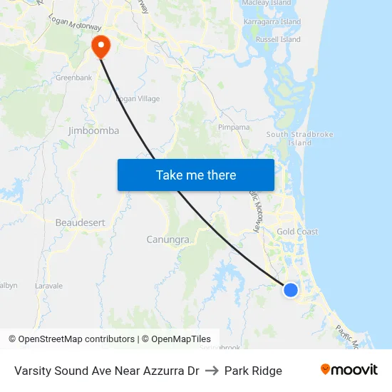 Varsity Sound Ave Near Azzurra Dr to Park Ridge map