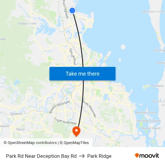 Park Rd Near Deception Bay Rd to Park Ridge map