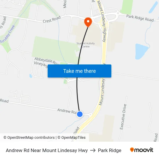 Andrew Rd Near Mount Lindesay Hwy to Park Ridge map