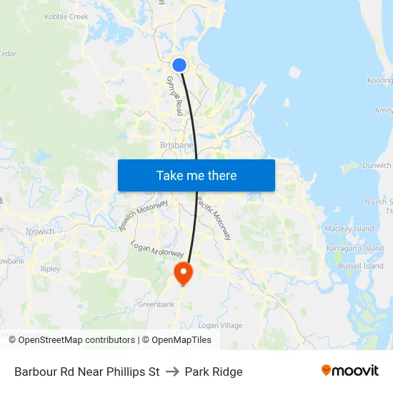 Barbour Rd Near Phillips St to Park Ridge map