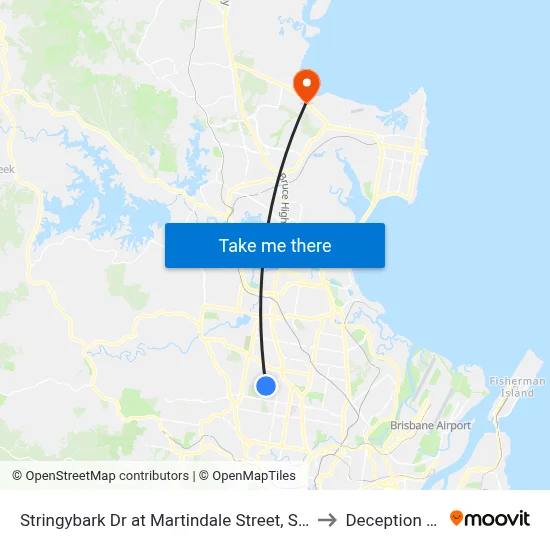Stringybark Dr at Martindale Street, Stop 47 to Deception Bay map