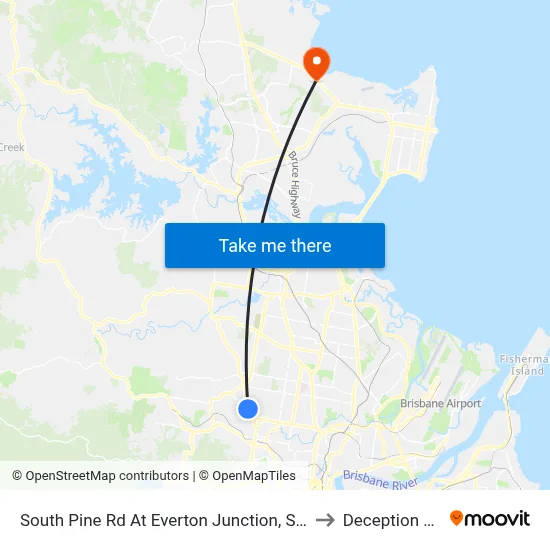 South Pine Rd At Everton Junction, Stop 7 to Deception Bay map
