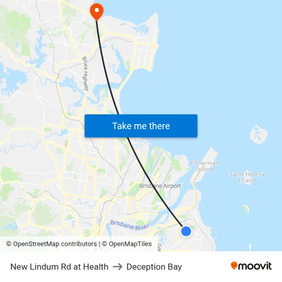 New Lindum Rd at Health to Deception Bay map