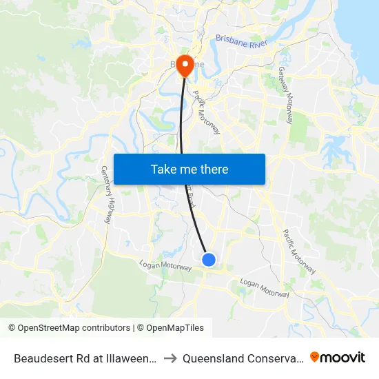 Beaudesert Rd at Illaweena Street to Queensland Conservatorium map