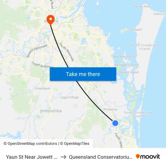 Yaun St Near Jowett St to Queensland Conservatorium map