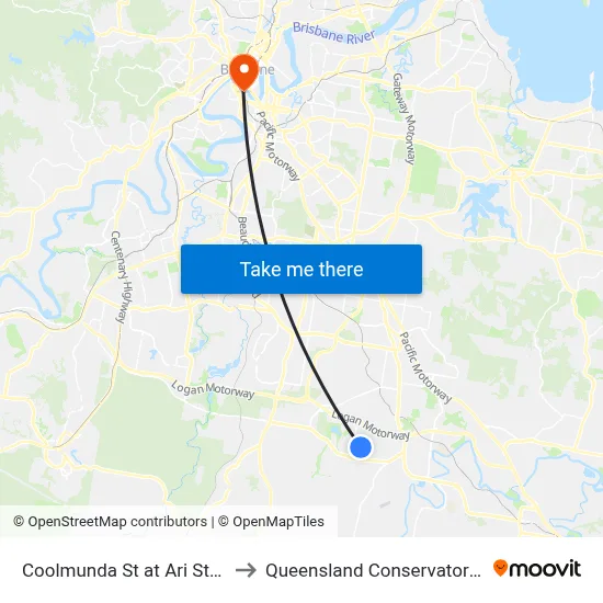 Coolmunda St at Ari Street to Queensland Conservatorium map