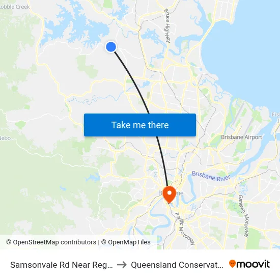 Samsonvale Rd Near Regent St to Queensland Conservatorium map