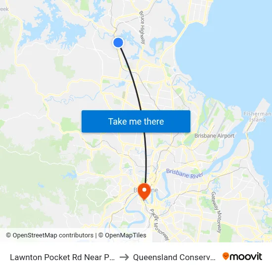 Lawnton Pocket Rd Near Paisley Dr to Queensland Conservatorium map
