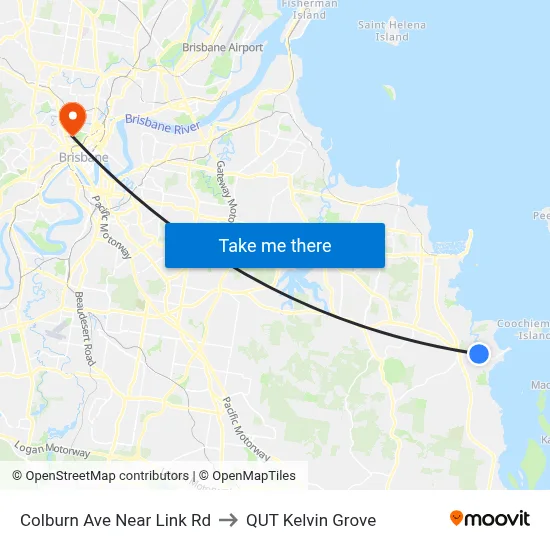 Colburn Ave Near Link Rd to QUT Kelvin Grove map
