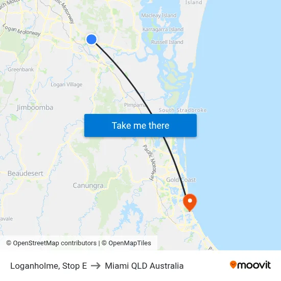Loganholme, Stop E to Miami QLD Australia map