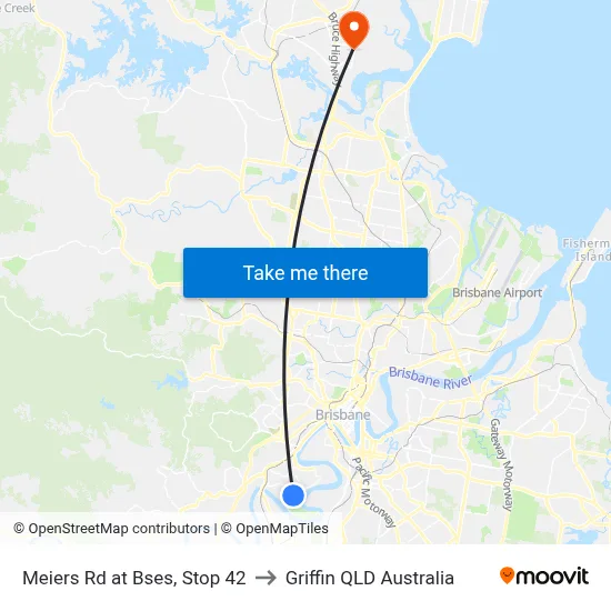 Meiers Rd at Bses, Stop 42 to Griffin QLD Australia map