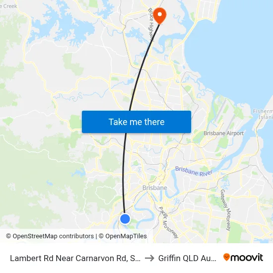 Lambert Rd Near Carnarvon Rd, Stop 36/27 to Griffin QLD Australia map
