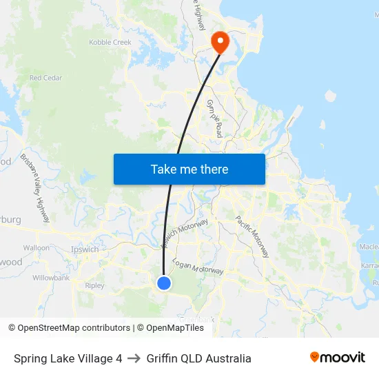 Spring Lake Village 4 to Griffin QLD Australia map