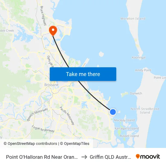 Point O'Halloran Rd Near Orana St to Griffin QLD Australia map