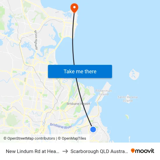 New Lindum Rd at Health to Scarborough QLD Australia map