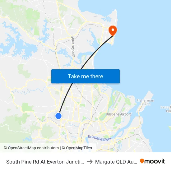 South Pine Rd At Everton Junction, Stop 7 to Margate QLD Australia map