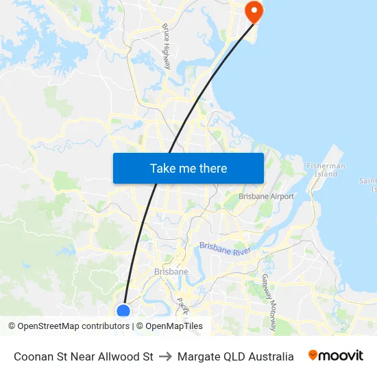 Coonan St Near Allwood St to Margate QLD Australia map