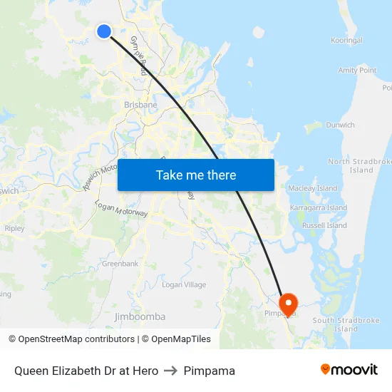Queen Elizabeth Dr at Hero to Pimpama map