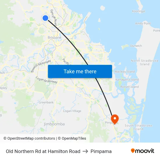 Old Northern Rd at Hamilton Road to Pimpama map
