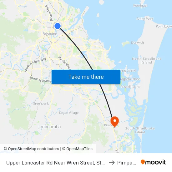 Upper Lancaster Rd Near Wren Street, Stop 25 to Pimpama map