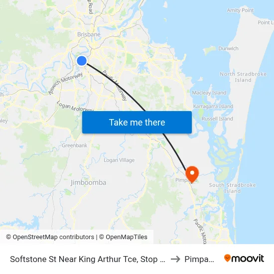 Softstone St Near King Arthur Tce, Stop 38 to Pimpama map