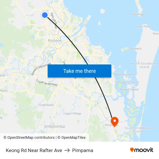 Keong Rd Near Rafter Ave to Pimpama map