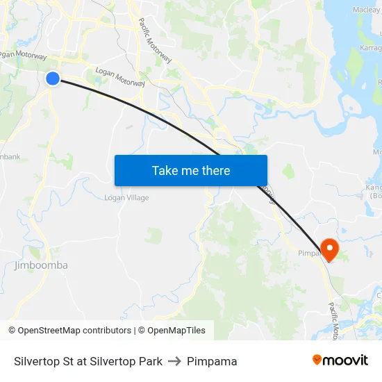 Silvertop St at Silvertop Park to Pimpama map