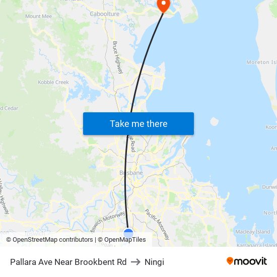 Pallara Ave Near Brookbent Rd to Ningi map