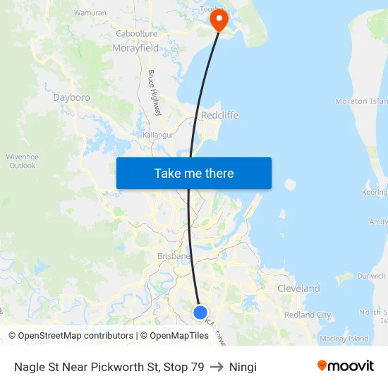 Nagle St Near Pickworth St, Stop 79 to Ningi map
