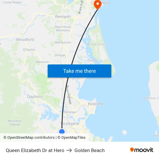 Queen Elizabeth Dr at Hero to Golden Beach map