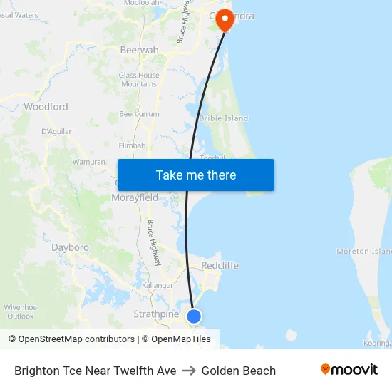 Brighton Tce Near Twelfth Ave to Golden Beach map