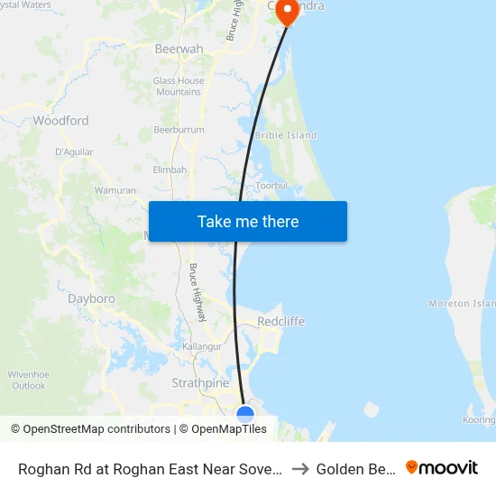 Roghan Rd at Roghan East Near Sovereign Pl to Golden Beach map