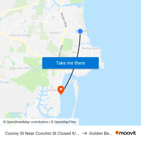 Cooroy St Near Coochin St Closed 9/2 - 1/5 to Golden Beach map
