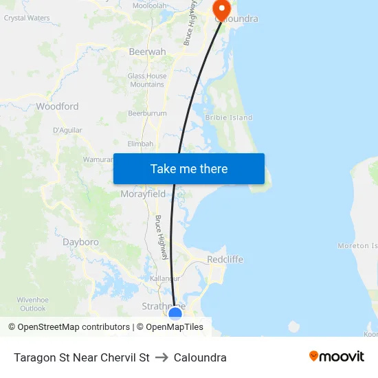 Taragon St Near Chervil St to Caloundra map