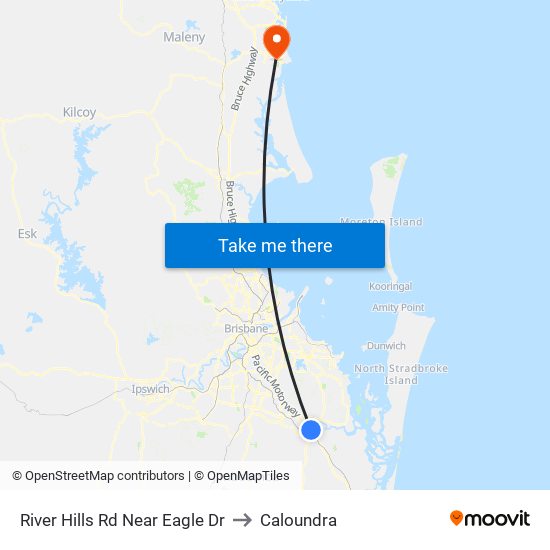 River Hills Rd Near Eagle Dr to Caloundra map