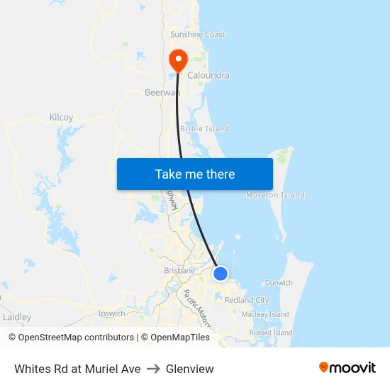 Whites Rd at Muriel Ave to Glenview map