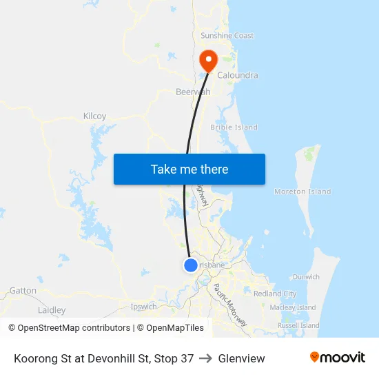 Koorong St at Devonhill St, Stop 37 to Glenview map