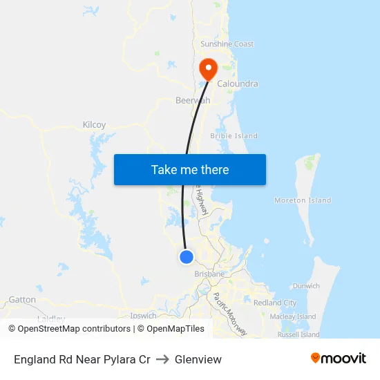 England Rd Near Pylara Cr to Glenview map