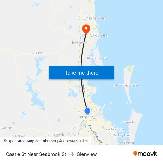 Castle St Near Seabrook St to Glenview map