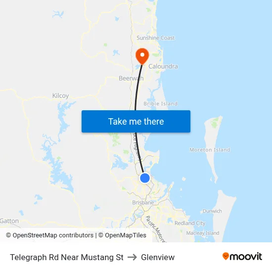 Telegraph Rd Near Mustang St to Glenview map