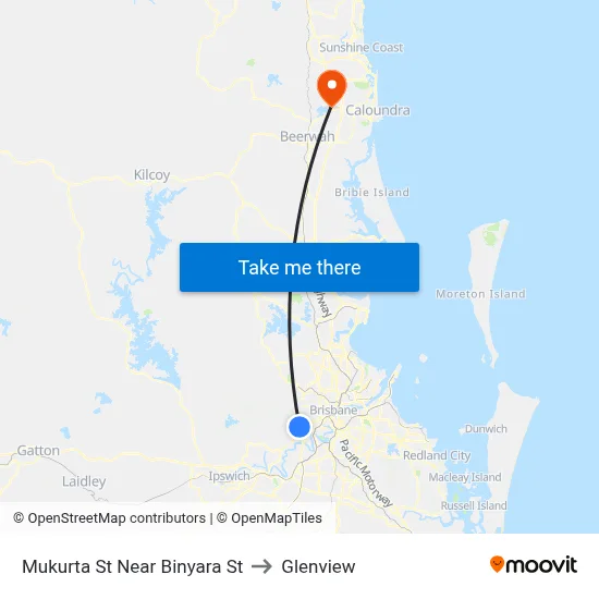 Mukurta St Near Binyara St to Glenview map