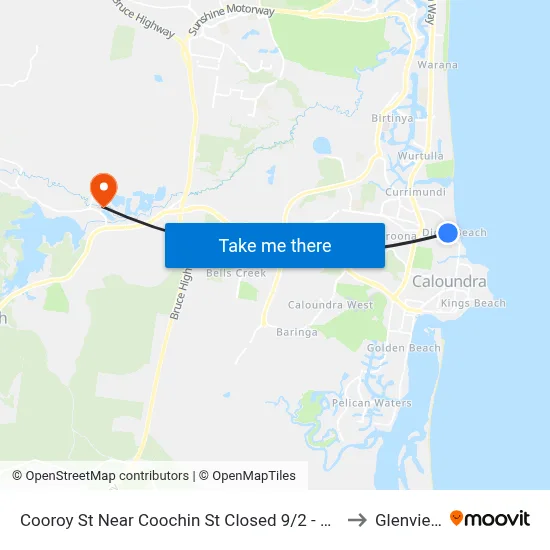 Cooroy St Near Coochin St Closed 9/2 - 1/5 to Glenview map