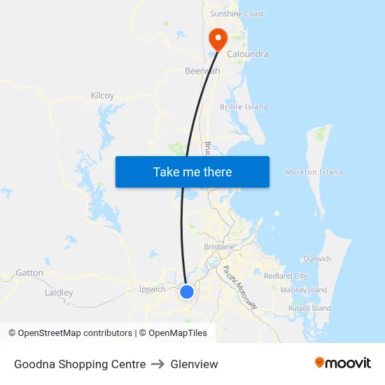 Goodna Shopping Centre to Glenview map