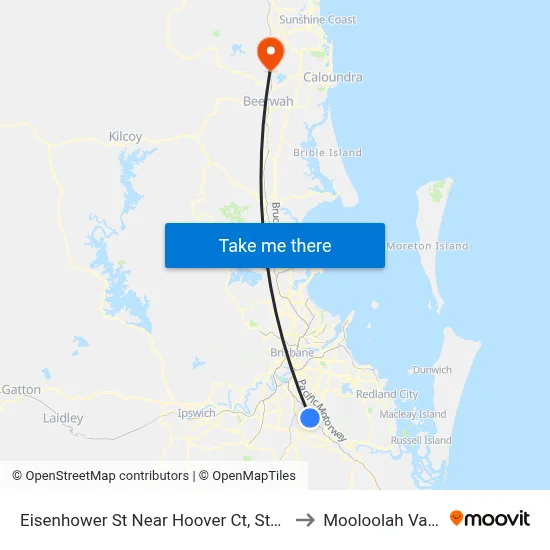 Eisenhower St Near Hoover Ct, Stop 88 to Mooloolah Valley map