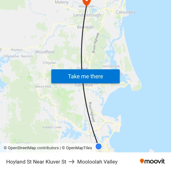 Hoyland St Near Kluver St to Mooloolah Valley map
