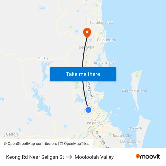 Keong Rd Near Seligan St to Mooloolah Valley map