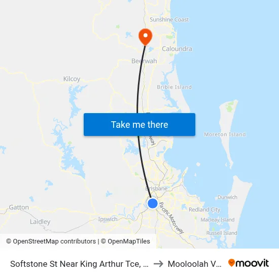 Softstone St Near King Arthur Tce, Stop 38 to Mooloolah Valley map